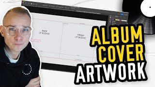 How to Design and Layout Album Covers for Vinyl! - [2024 Photoshop Template]