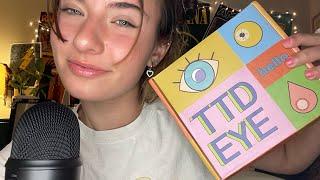 [ASMR] TRYING ON CONTACTS  [ttdeye]