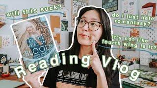 Giving Romantasy a Second Chance ️ A Cozy Reading Vlog