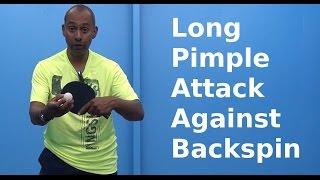 Long Pimple Attack Against Backspin | PingSkills | Table Tennis