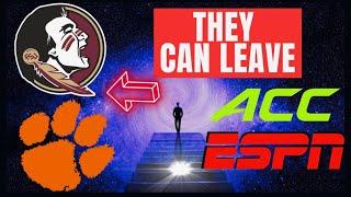 ACC DOOMED? FSU & Clemson Find LOOPHOLE in ESPN’s Grant of Rights