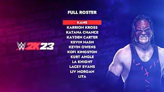 WWE 2K23 Official Roster Revealed | 180+ Superstars Confirmed!