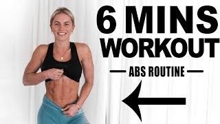 6 MINUTE AB WORKOUT!!! (no equipment)