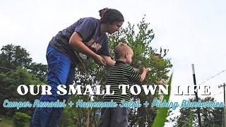 Camper Remodel & Canning Salsa | Small Town, Big Family | Large Family Vlog
