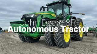 John Deere 8R Autonomous Tractor demo