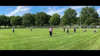 Zen Moment: baseball team warming up at Edora Park, Fort Collin, CO