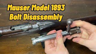 Mauser Model 1893 Bolt Disassembly