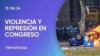 La situación de los detenidos durante la sesión de ley Bases en el Senado