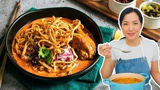 Thai Chef Makes KHAO SOI From Scratch!