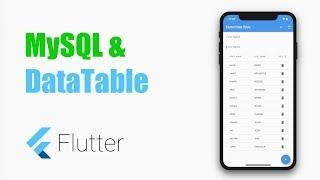 #Google's Flutter Tutorial - MySQL + DataTable, SQL CRUD Operations (coderzheaven.com)