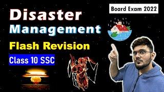 Disaster Management | Flash Revision | SSC Class10 | Parth Momaya