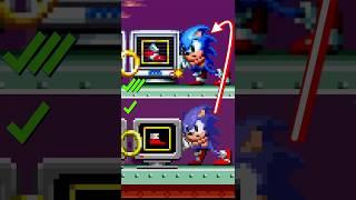 Sonic 1 Almost Remastered, but it's SONIC MANIA PLUS! ⭐ Sonic Mania Plus mods Shorts #sonicshorts