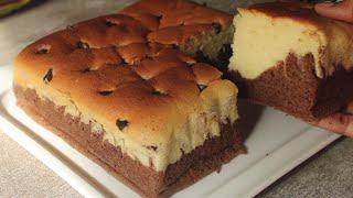 Chocolate Vanilla Castella Cake ˚˖𓍢ִ໋͙֒🩷˚.༘⋆ Recipe By Chef Hafsa