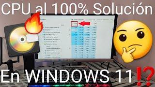  CPU 100% DE USO Windows 10 / 11 (SOLUCIÓN SIN PROGRAMAS 2024 )