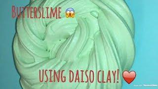 Butterslime using daiso clay! Slime tutorial!