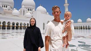 Visiting the Grand Mosque in Abu Dhabi