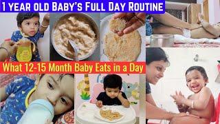 What My 12-18 Month Baby Eats in a Day~Full Day Routine of 1 Year Baby~1 साल के बच्चे का डेली रूटीन