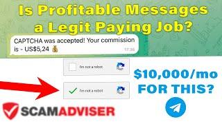 Profitable Messages Bot That Pays Up To $10 Per Solved CAPTCHA - Is It Legit or Scam?