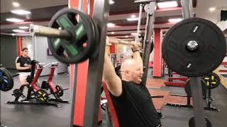 Олег Строев / 60кг на 20раз #video #live #sport #сила #плечи #motivation #плечи