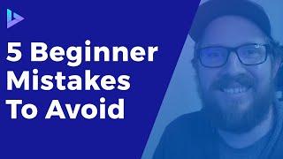 5 Beginner Mistakes To Avoid When Working With WordPress
