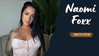 Naomi Foxx 🟢 Glamorous Plus Size Curvy Fashion Model | Biography, Wiki, Lifestyle