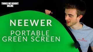 Neewer Portable Green Screen Review! (Things We Bought Online)