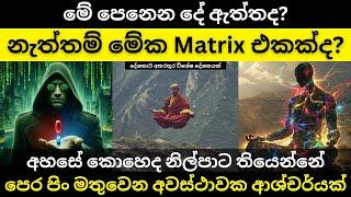 පෙර පිං මතුවෙන අවස්ථාවක ආශ්චර්යක් | මේක Matrix එකක්ද | සත්‍යය සොයා යෑම