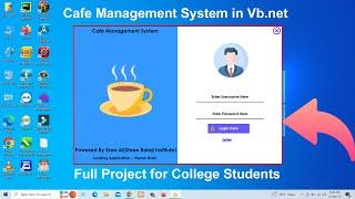 Cafe Management System in Vb.net #vbnet #programming #csharp #coding