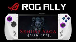 Hellblade 2 ROG ALLY | FSR 3.0 | XeSS | Handheld Gameplay