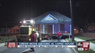 Former home of Al Lopez moved from Ybor, to be turned into museum