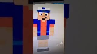 I made Dipper from gravity falls in Minecraft