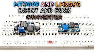 Stepup boost and stepdown buck Converter MT3608 And LM2596 Review