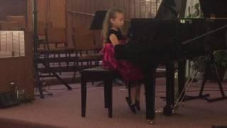 Malia Pia's 1st Piano recital!!