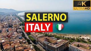 Salerno  Italy, from a drone, forgotten city, A Cinematic Journey in 4K