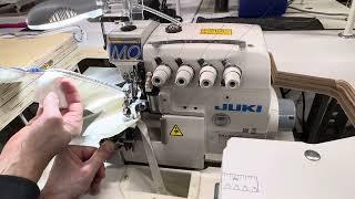 Change stitch length on a Juki MO-6800S series serger