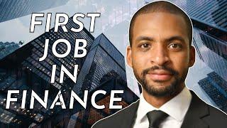 How to Get Your First Job in Finance (without a Finance Degree)