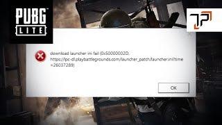 PC PUBG Lite, launcher troubleshooting.