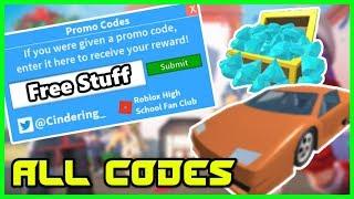 Roblox Highshcool 2 ALL Promo Codes 2018