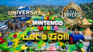 Universal Orlando Epic Universe Super Nintendo World New Info Reveled!