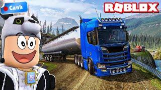 CANLI: Tır Sürüyoruz ve Uzun Yollara Çıkıyoruz ! Roblox Trucking Empire