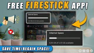  NEW FIRESTICK APP | FREE UP SPACE with One CLICK! 