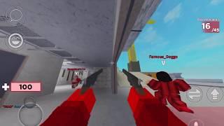 BACKSTABBING THE GOLDEN KNIFE PLAYER IN ROBLOX ARSENAL