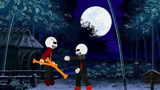 Hard!sans Vs Fell!Sans(AU Battle)