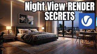 V-Ray Night View Render Settings for SketchUp | Part 12 | SketchUp V-Ray Tutorial