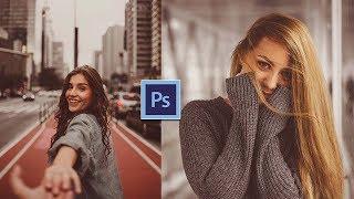 How To Make Pro Gold Color Grading Effect In Photoshop CC 2019