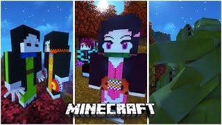 NEZUKO'S BLOOD DEMON ARTS | Minecraft Demon Slayer Mod