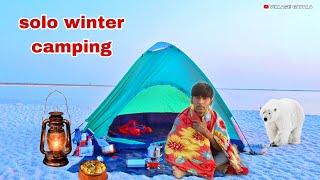 solo winter campin | in high wind | camping in india | camping videos