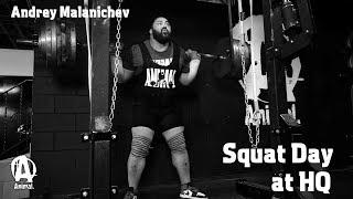 Andrey Malanichev Squat Day at Animal HQ