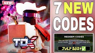 UPDATE TOWER DEFENSE X (TDX) CODES JULY 2024 - ROBLOX TOWER DEFENSE X CODES