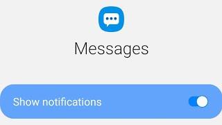 samsung a50, a51 message notification not working